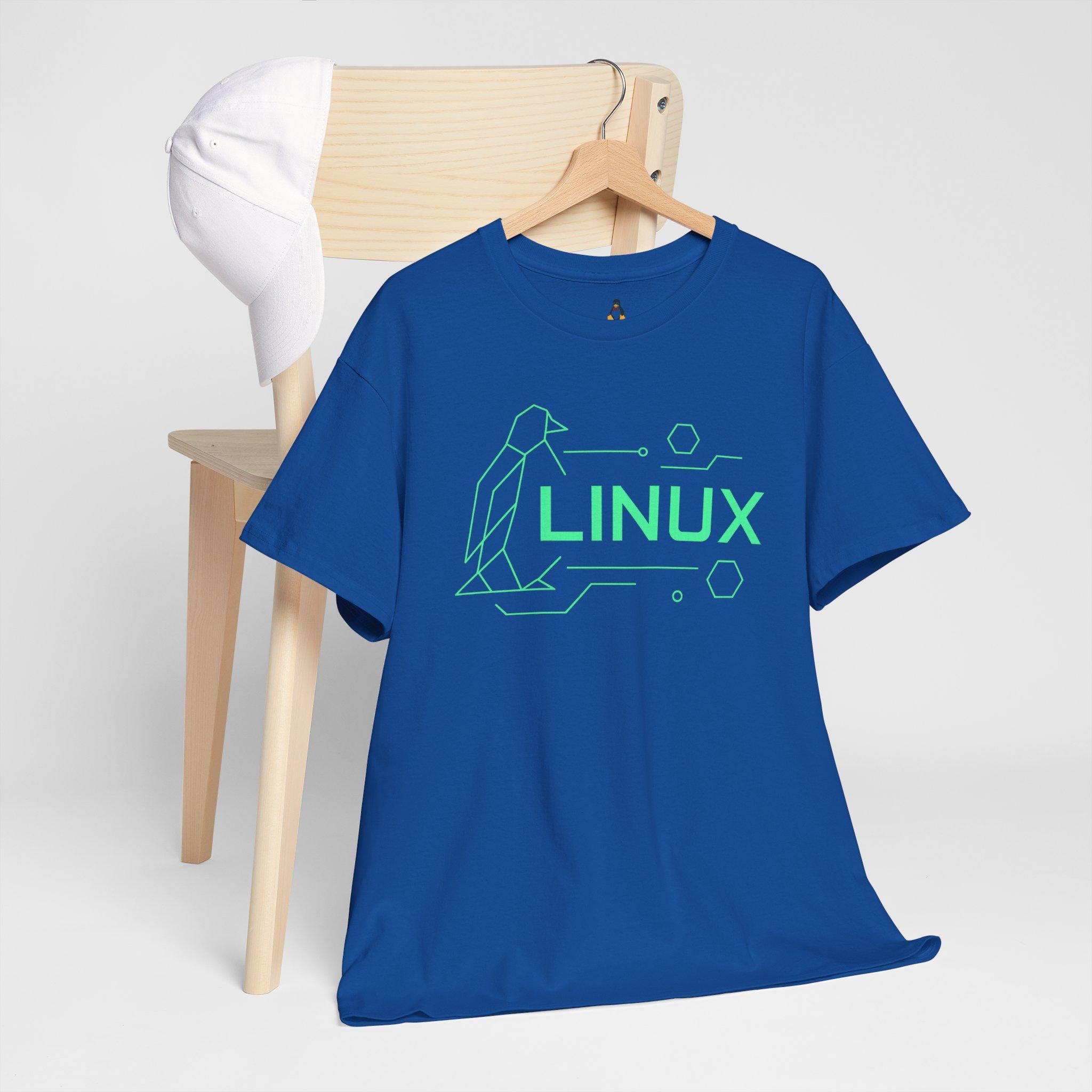 Geometric Linux Penguin T-Shirt