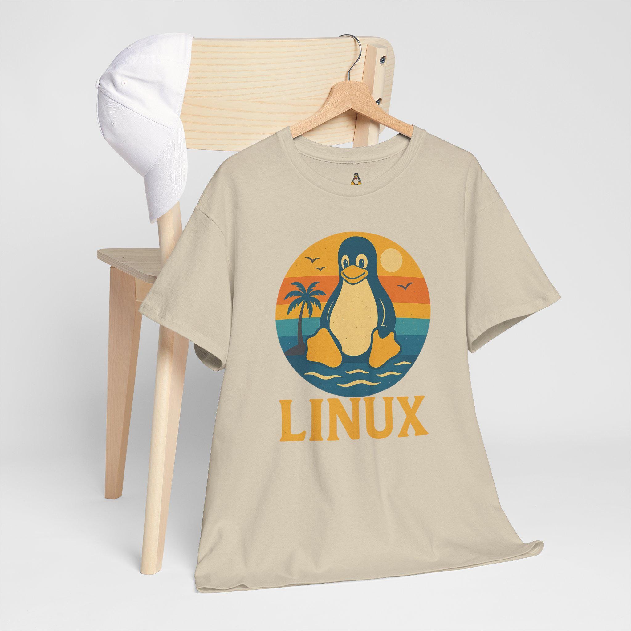 Retro Beach Tux T-Shirt