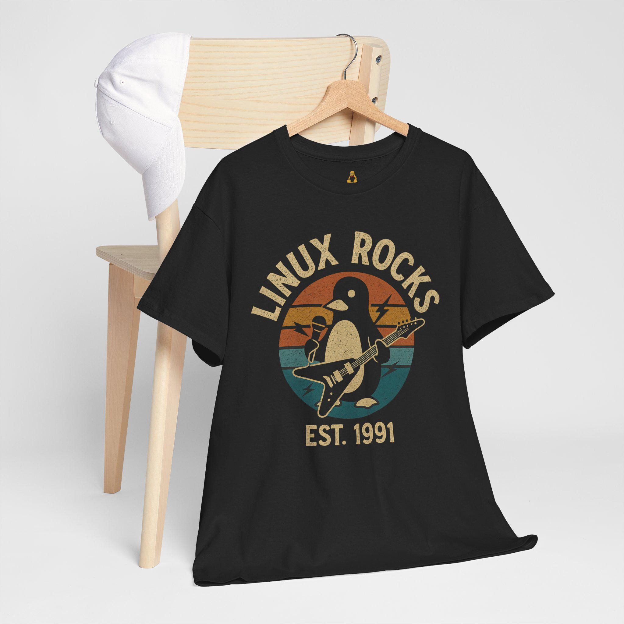 Vintage Linux Rocks T-Shirt