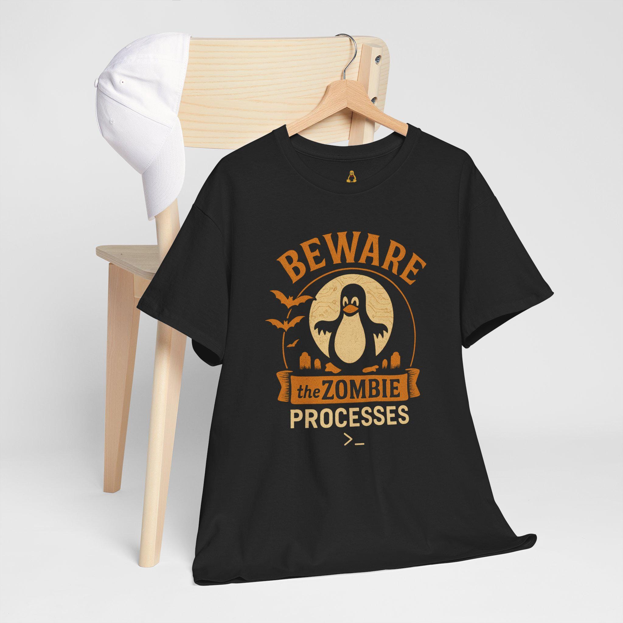 Zombie Processes Linux Halloween T-Shirt